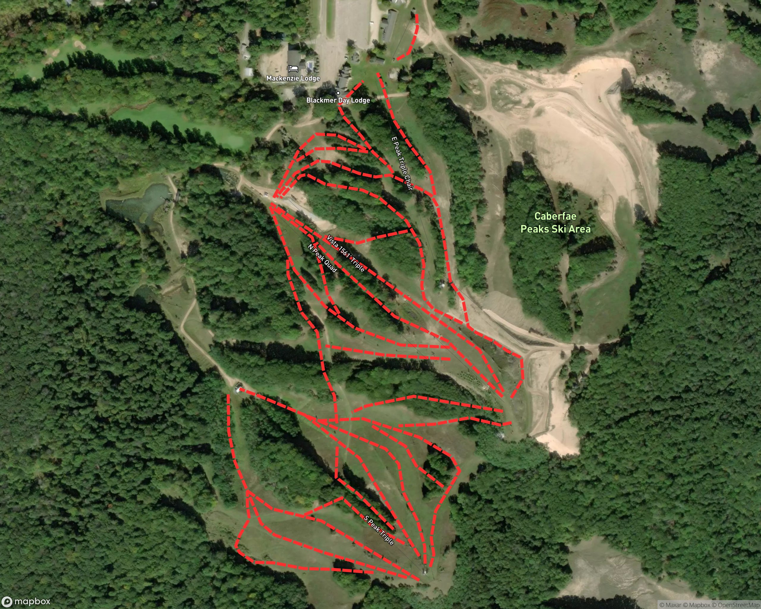 Caberfae Peaks Trail Map Jollyturns: Caberfae Peaks Ski & Golf Resort - Black Ski Runs